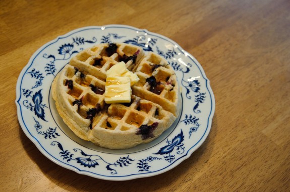 blueberry waffle