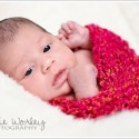 Newborn baby girl