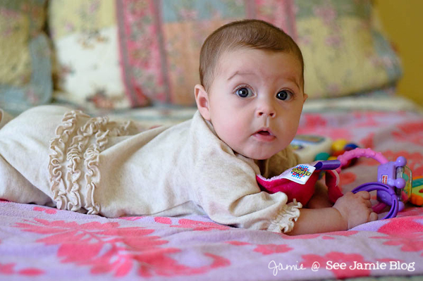 baby playing