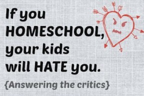 Homeschool Kids Hate Mom