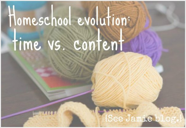 homeschool time vs content