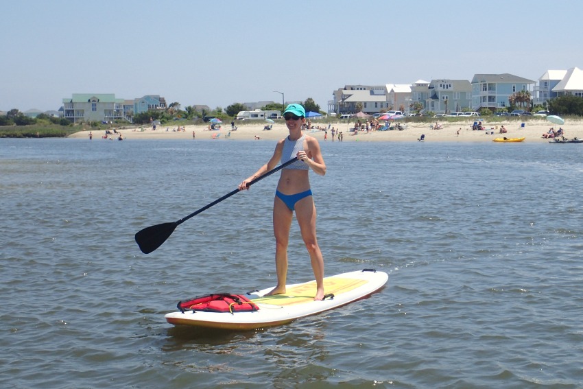 overcoming fear: stand up paddleboarding